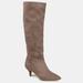 Journee Collection Journee Collection Women's Tru Comfort Foam Wide Calf Vellia Boot - Brown - 9.5