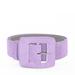 BeltBe Suede Square Buckle Belt - Lavender - Purple