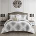 Chic Home Design Medi 9 Piece Cotton Jacquard Comforter Set Medallion Embroidered Bedding - Brown - QUEEN