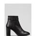 L.K. Bennett Bryony Black Calf Leather Ankle Boot - Black