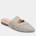 Journee Collection Women's Tru Comfort Foam Stasi Mule - Grey - 7