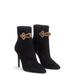 L.K. Bennett Delphine Black Suede Ankle Boot - Black