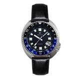 heritor_watches Heritor Automatic Pierce Leather-Band Watch w/Date - Blue
