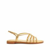 Schutz Octavia Flat Sandal - Gold