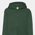 Fruit of the Loom Childrens/Kids Unisex Hooded Sweatshirt Jacket - Green - 5