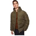 Burton Mens Quilted Hooded Regular Puffer Jacket - Khaki - Green - XS