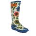 Regatta Womens/Ladies Orla Kiely Meadow Floral Galoshes Boot - Blue - UK 6 / US 8