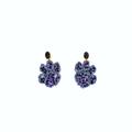 Simitri Paw Earrings - Purple