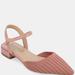 Journee Collection Women's Ansley Wide Width Flats - Pink - 12