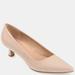 Journee Collection Women's Celica Wide Width Pump - White - 8