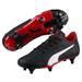 Puma Puma Childrens/Kids Classico SG Soccer Cleats (Black/White/Red) - Black - 11