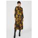 Principles Womens/Ladies Floral Midi Shirt Dress - Black - 8