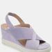 Journee Collection Journee Collection Women's Ronnie Wedge Sandal - Purple - 8