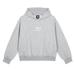 Umbro Womens/Ladies Core Hoodie - Grey Marl/White - Grey - M