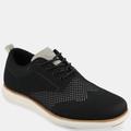 Vance Co. Shoes Men's Ezra Wide Width Knit Dress Shoe - Black - 7