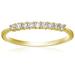 Vir Jewels Round Diamond Wedding Band For Women With 14k Gold 9 Stones Set - Gold - 8