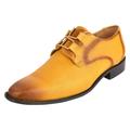 LIBERTYZENO Blacktown Leather Oxford Style Dress Shoes - Yellow - 8.5