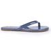 Yosi Samra Rivington Flip Flop In Rain Patent - Blue