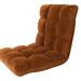 Chic Home Design Daphene Adjustable Recliner Rocker Armless Floor Gaming Ergonomic Chair - Brown