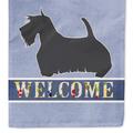 Caroline's Treasures 28 x 40 in. Polyester Scottish Terrier Welcome Flag Canvas House Size 2-Sided Heavyweight