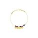 Olivia Le Evil Eye Coin Charm Bracelet - Gold