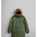 Alpha Industries N-3B Parka Y - Green - 2T