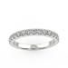 Brilliant Carbon River of Light Band In White Gold (1.05 Ct. Tw.) - White - 8