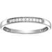 Vir Jewels 1/10 Cttw Diamond Wedding Band For Women, 10K White Gold Wedding Band With 10 Stones Prong Set - White - 5