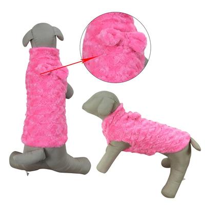 Primeware Inc. Luxury Faux Fur Winter Dogs Coat - Pink - SM