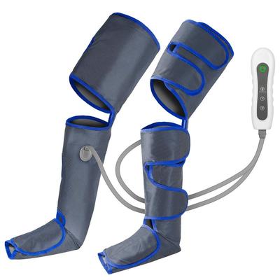 Fresh Fab Finds Air Compression Leg Massager - Pain Relief & Blood Circulation - 4 Modes, 3 Intensities - Blue