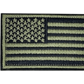 Jupiter Gear Tactical Usa Flag Patch With Detachable Backing - Green