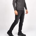 Crosshatch Mens Lempton Knitted Marl Sweater - Charcoal - Grey - XL