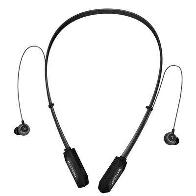 Fresh Fab Finds 15Hrs Wireless Neckband Headphones - Sweat-Proof Sport Earbuds With Deep Bass, Mic - In-Ear Magnetic Neckbands - Black