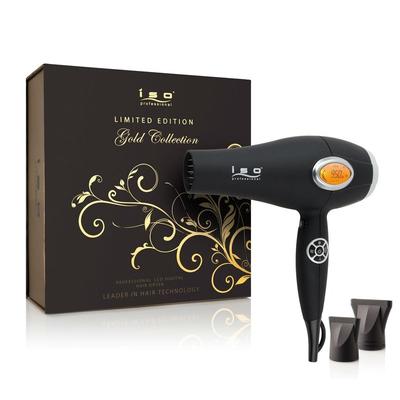 ISO Beauty Digital 1875W Pro Ionic Hair Dryer With LCD Digital Display - Gold Collection