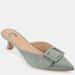 Journee Collection Women's Vianna Wide Width Pump - Green - 8