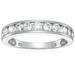 Vir Jewels 1 Cttw Wedding Band For Women, 14K White Gold Classic Diamond Wedding Band In Channel Set - White - 10