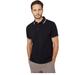 Maine Mens Pique Tipped Polo Shirt - Black - Black - XL