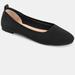 Journee Collection Women's Tru Comfort Foam Narrow Width Maryann Flat - Black - 6