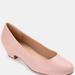 Journee Collection Women's Comfort Saar Narrow Width Pump - Pink - 9