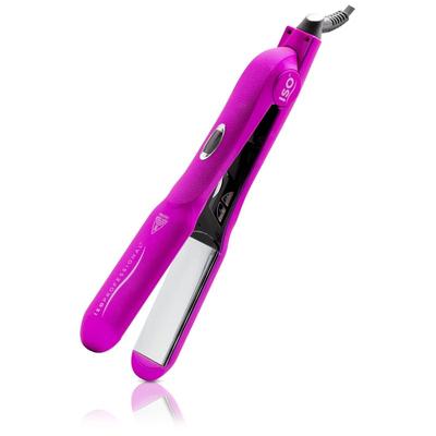 ISO Beauty Digital Infrared Technology 1.5" Titanium-Plated Flat Iron - Gold Collection - Pink