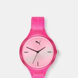 Puma Puma Women's Contour P1024 Pink Polyurethane Quartz Fashion Watch - Pink - ONE SIZE