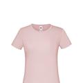 Fruit of the Loom Womens/Ladies Iconic T-Shirt - Powder Rose - Pink - XXL