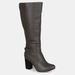 Journee Collection Journee Collection Women's Wide Calf Carver Boot - Grey - 10