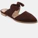 Journee Collection Women's Telulah Narrow Width Mules - Brown - 7