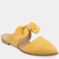 Journee Collection Women's Telulah Narrow Width Mules - Yellow - 12