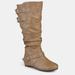 Journee Collection Journee Collection Women's Wide Calf Tiffany Boot - Brown - 7.5