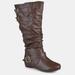 Journee Collection Journee Collection Women's Wide Calf Tiffany Boot - Brown - 7