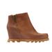 Sorel Joan Of Arctic Wedge Iii Zip Boots - Hazelnut Leather, Gum Ii - Brown