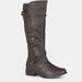 Journee Collection Journee Collection Women's Harley Boot - Brown - 8
