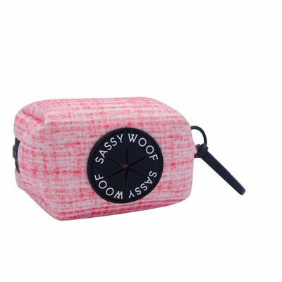 Sassy Woof Dog Waste Bag Holder - Dolce Rose - Pink